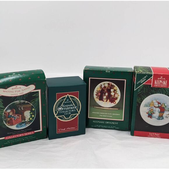 Hallmark Ornaments Vintage Lot Light Shines Christmas Collector Plate Keepsake - Picture 11 of 12